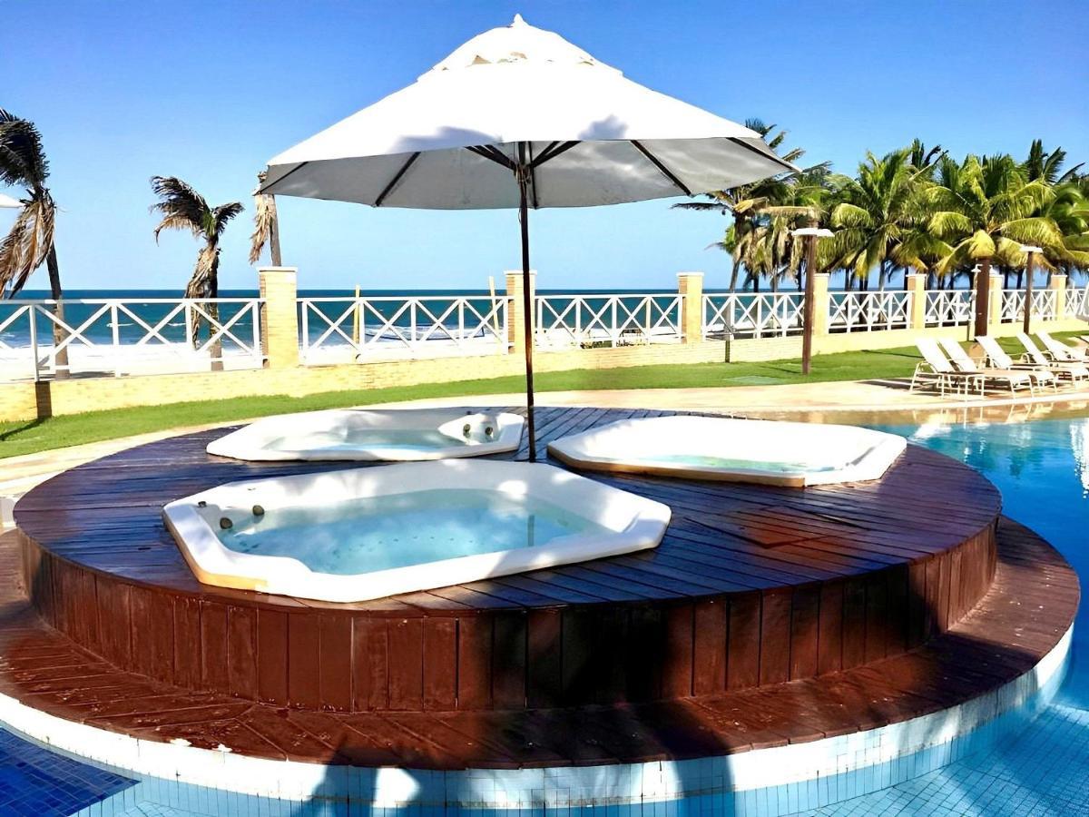 Portamaris - Luxo Duplex , 4 Suites - Pe Na Areia Aquiraz Kültér fotó