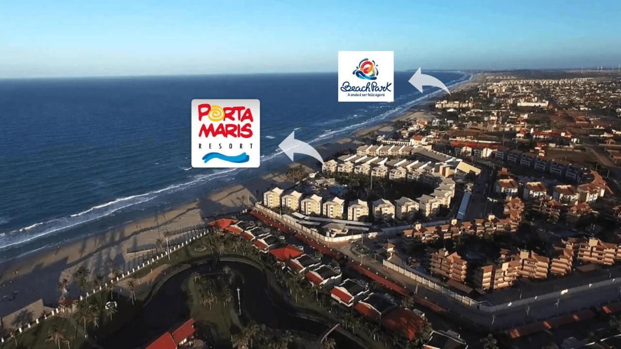 Portamaris - Luxo Duplex , 4 Suites - Pe Na Areia Aquiraz Kültér fotó