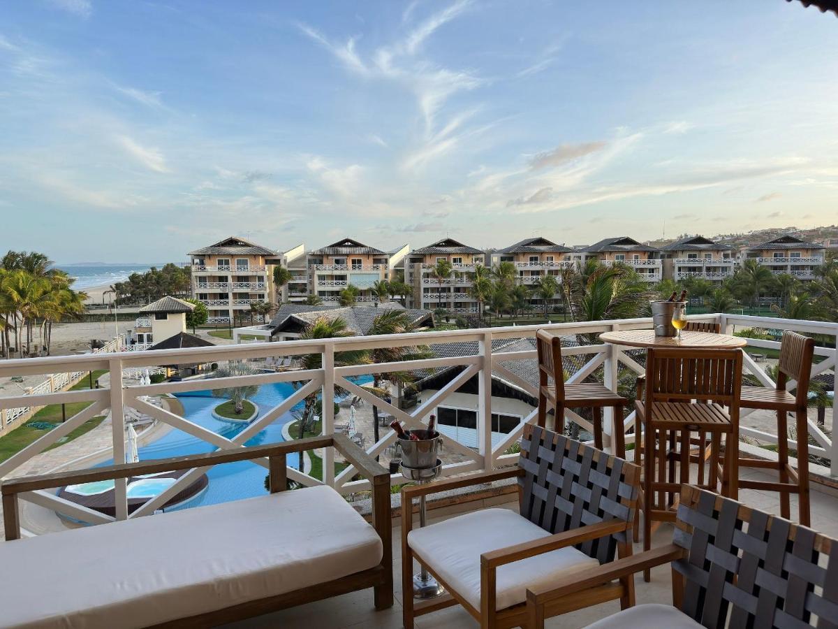 Portamaris - Luxo Duplex , 4 Suites - Pe Na Areia Aquiraz Kültér fotó