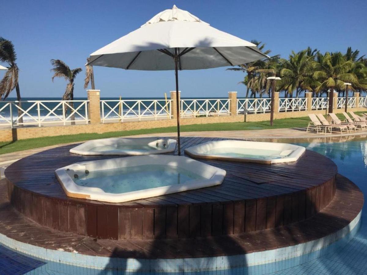 Portamaris - Luxo Duplex , 4 Suites - Pe Na Areia Aquiraz Kültér fotó