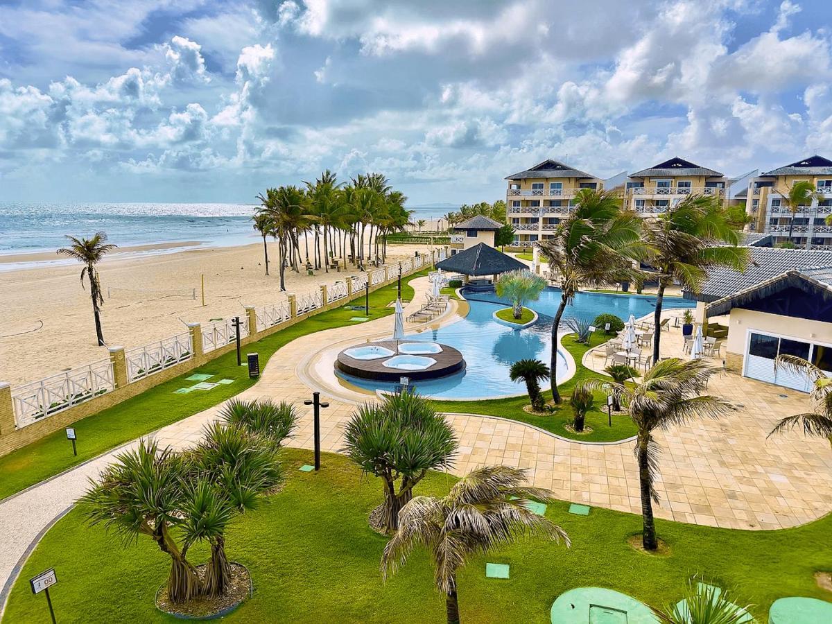 Portamaris - Luxo Duplex , 4 Suites - Pe Na Areia Aquiraz Kültér fotó